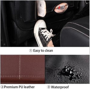 Car Seat Back Storage Bag Car Organizer Bag Foldable Dining Table Tray Travel Storage Bag Car Interior Accessories
